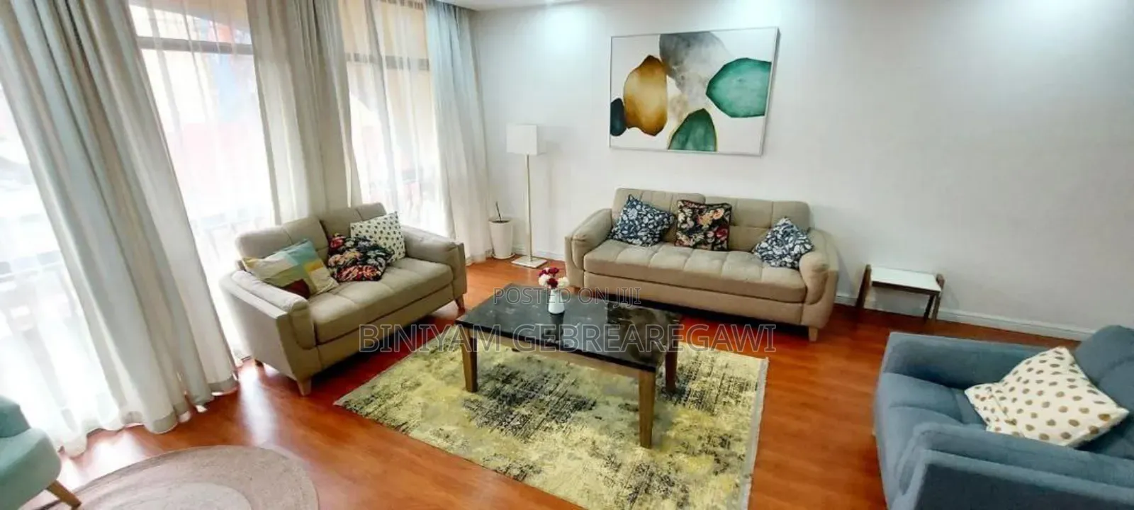 Furnished 5bdrm Apartment in Apartment, Yeka for rent