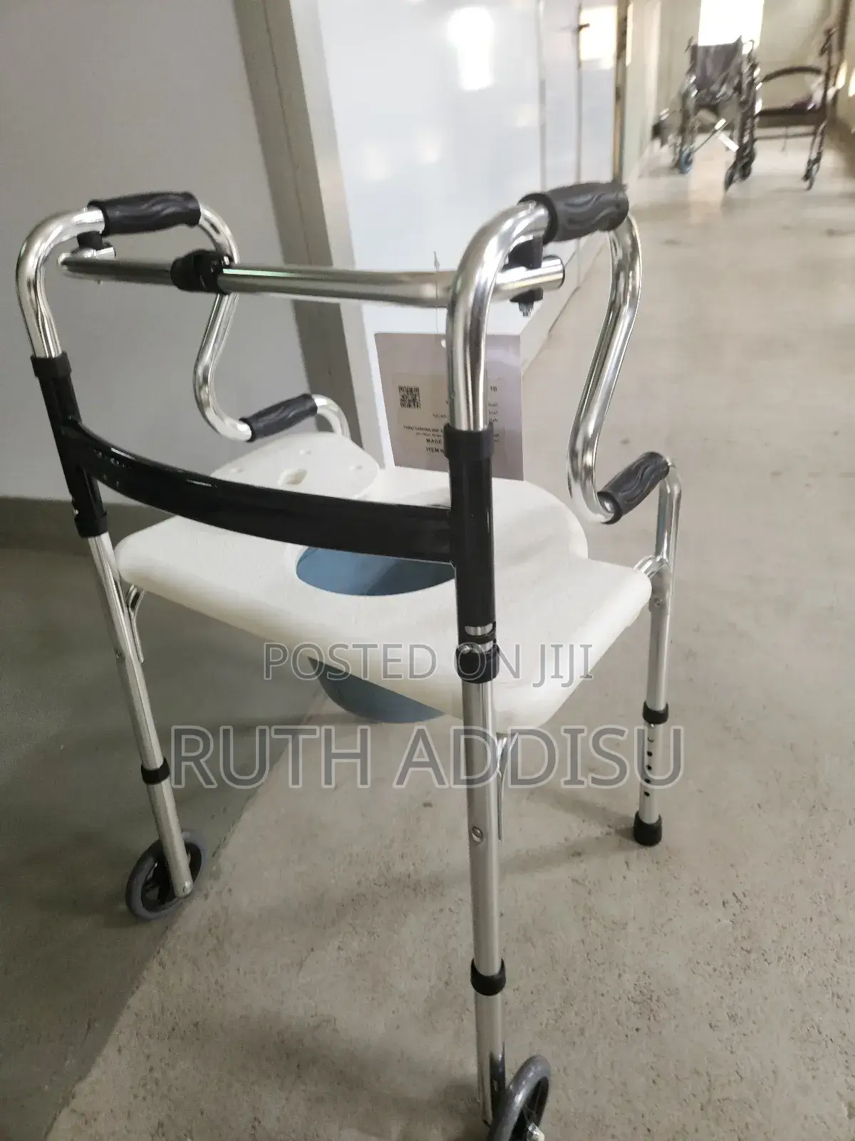 Walker Commode With Wheel走出walker Stainless Commode Chair