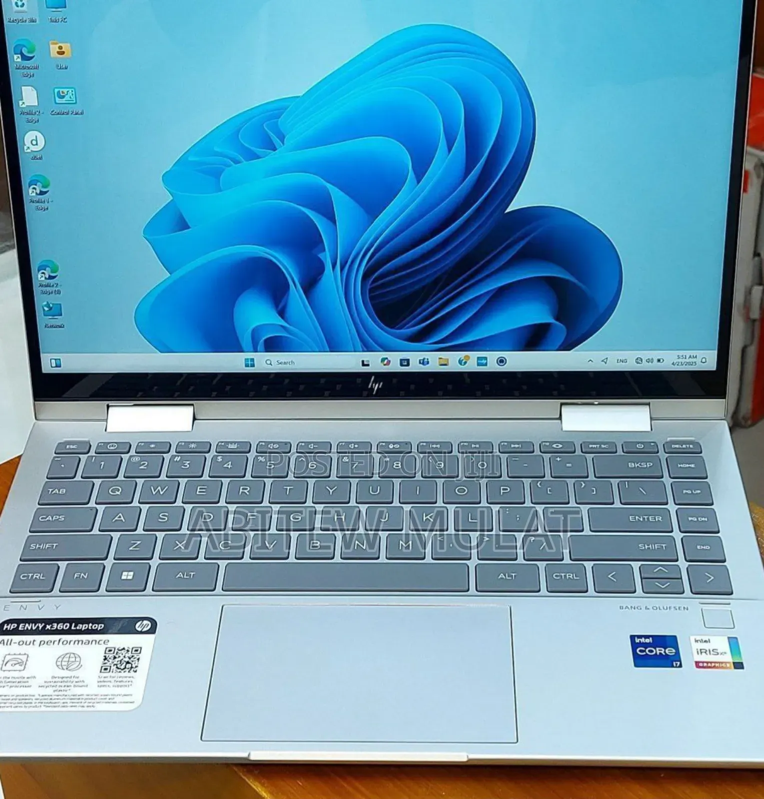 New Laptop HP Envy X360 16GB Intel Core I7 SSD 1T