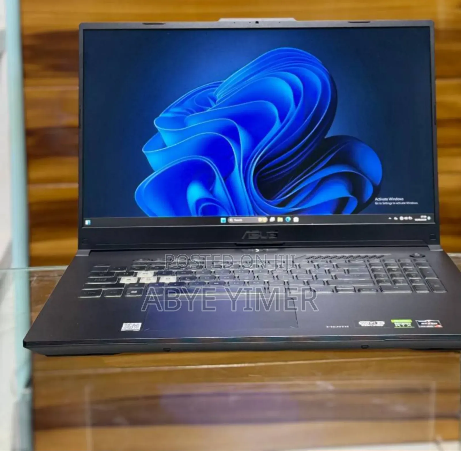 New Laptop Asus TUF Gaming A15 16GB AMD Ryzen 7 SSD 512GB
