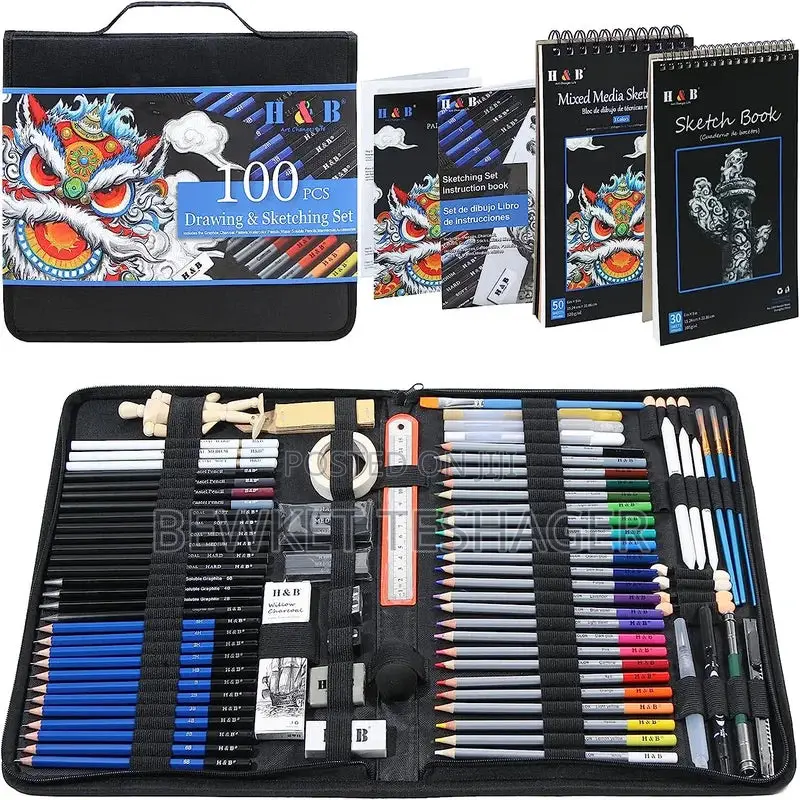 100 Pieces Sketch Set
