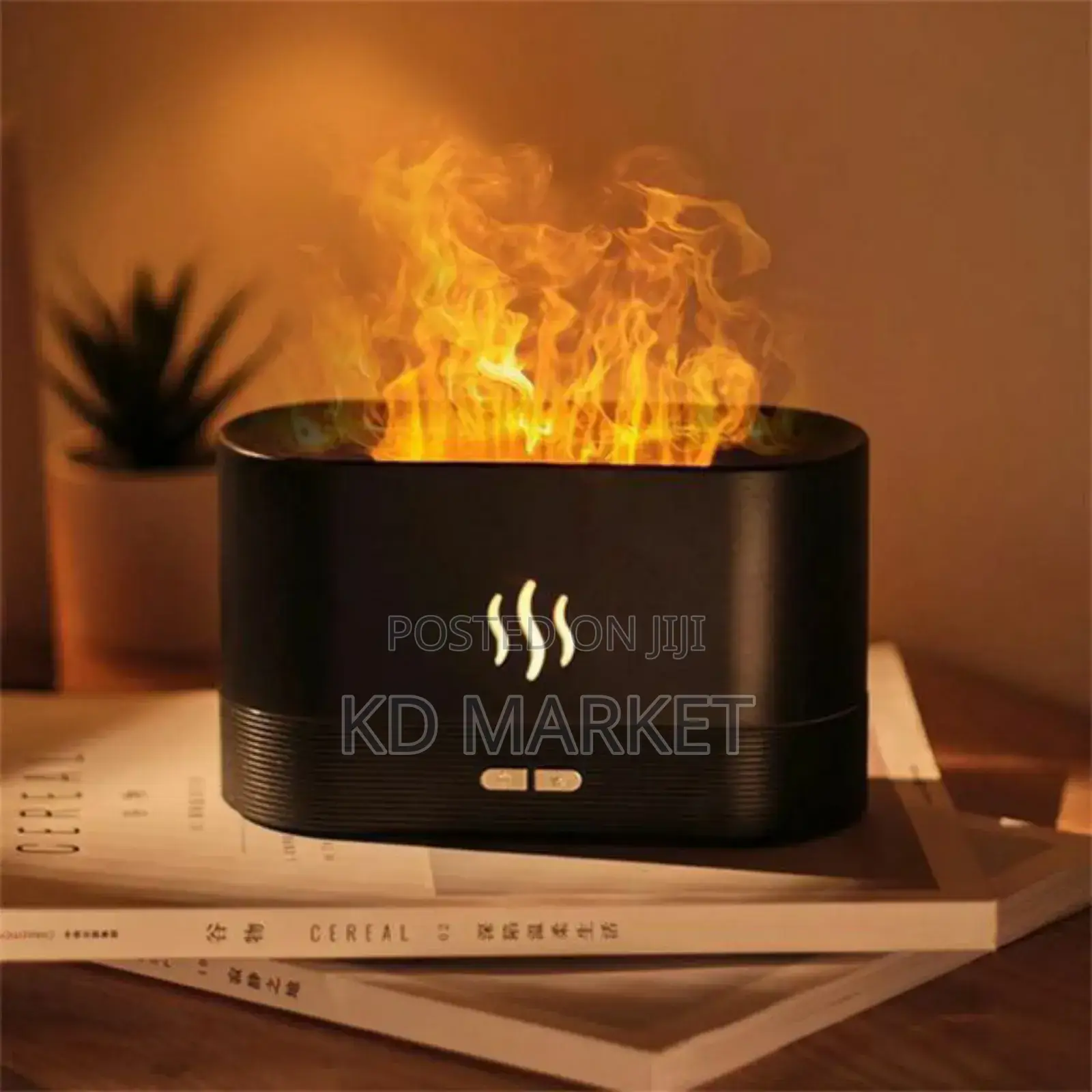 Flame Aroma Diffuser Humidifier With Flame,