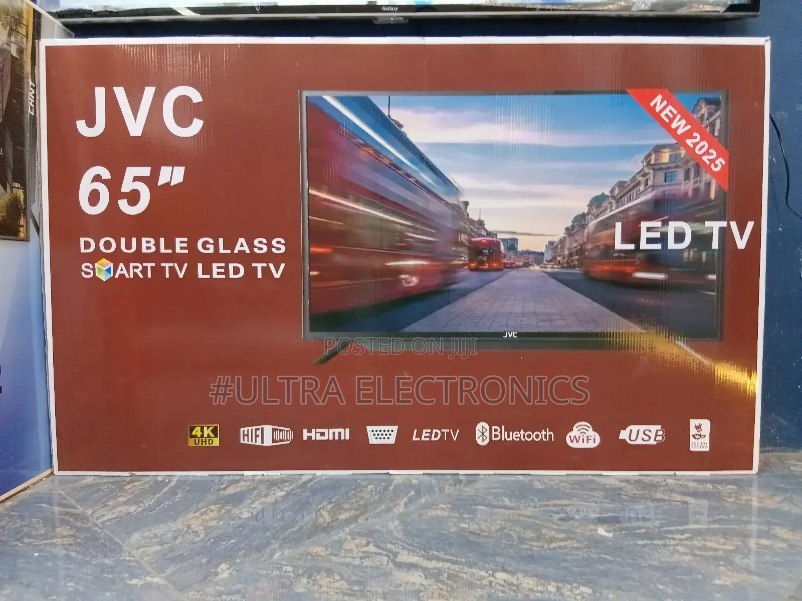 JVC 65 Inch Double Glass Smart Uhd Tv