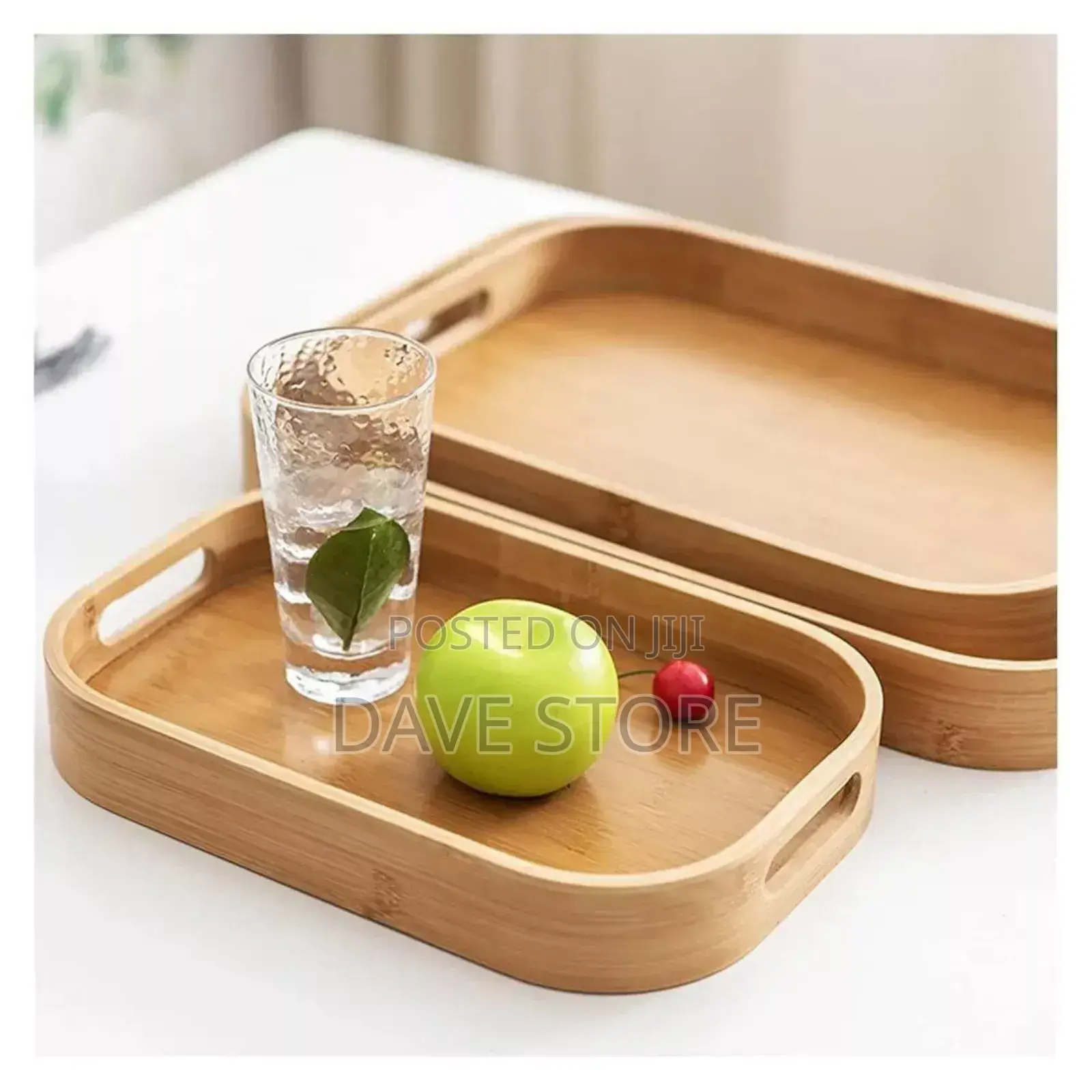 3 PCS Bamboo Pallet Food Tray