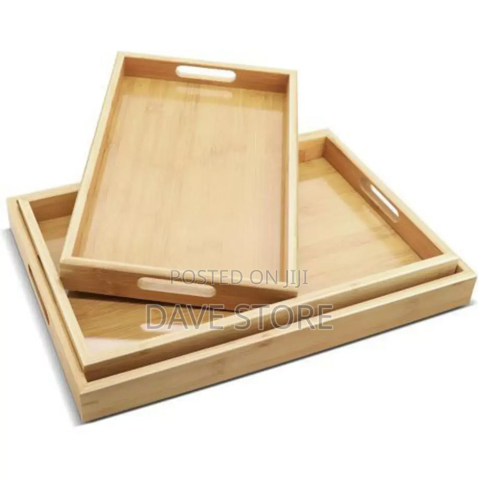 3 PCS Bamboo Pallet Food Tray