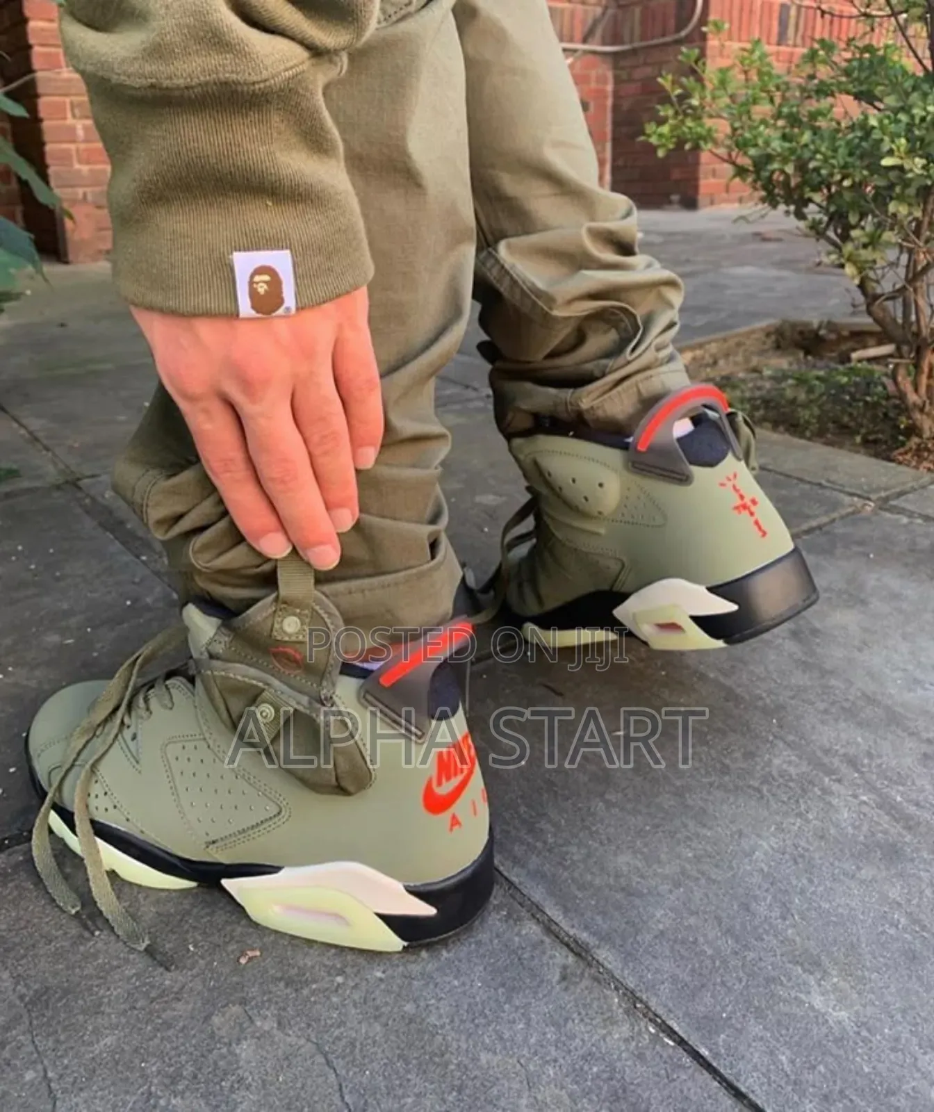 Air Jordan 6 Travis Scott High Master Smooth Shoes for Yo