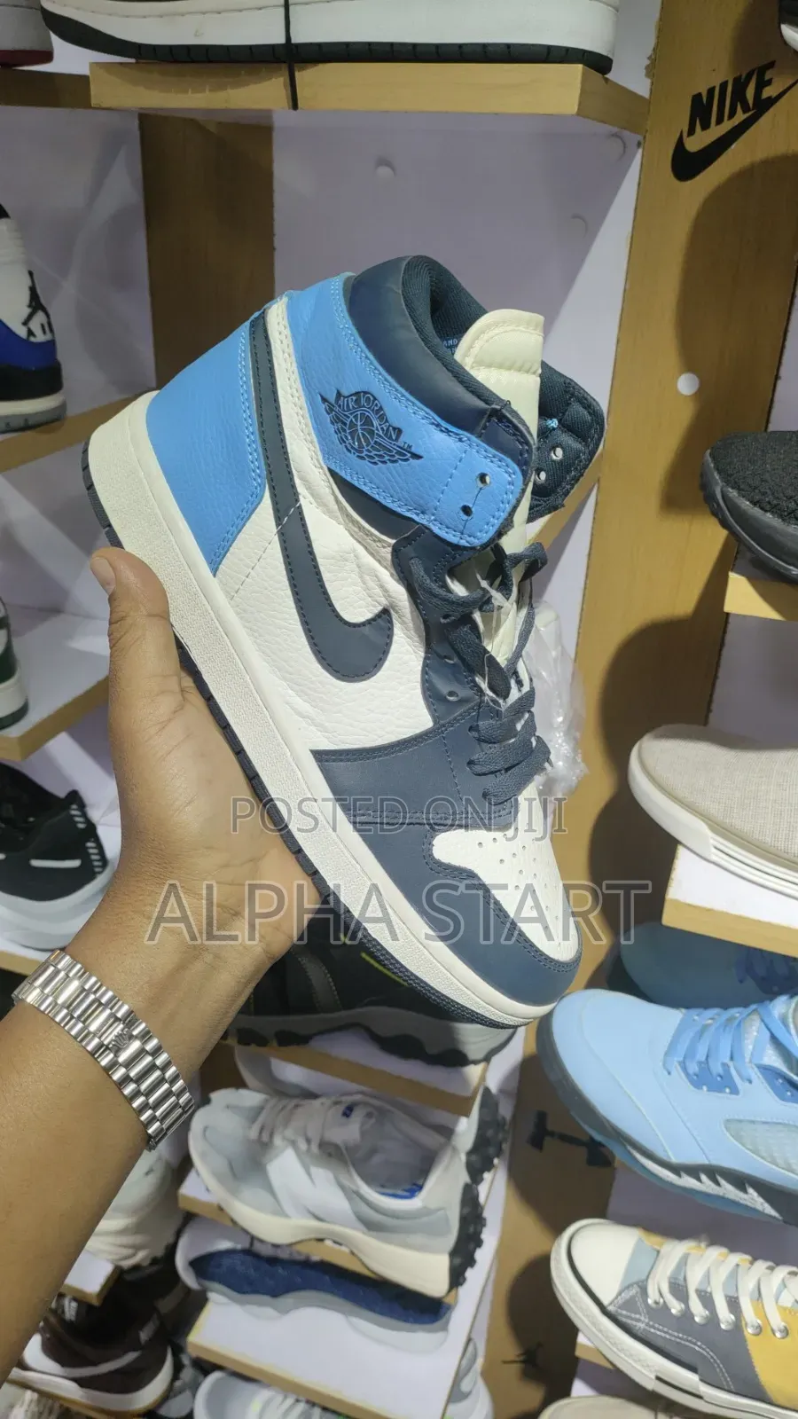 Air Jordan 1 High Master Quality Blue Black Master Quality