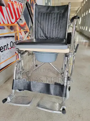 Photo - Wheelchair|Multifunctional Portable Steel Bidet Shower Chair