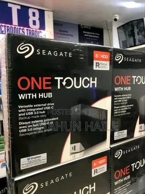 Seagate 8tb External Hard Drive (One Touch With Hub 8tb Hdd)