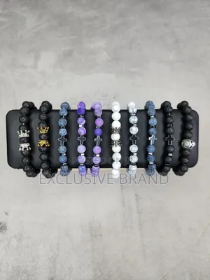 Photo - Luxury Beaded Bracelets – Crown, Cross Stone Styles