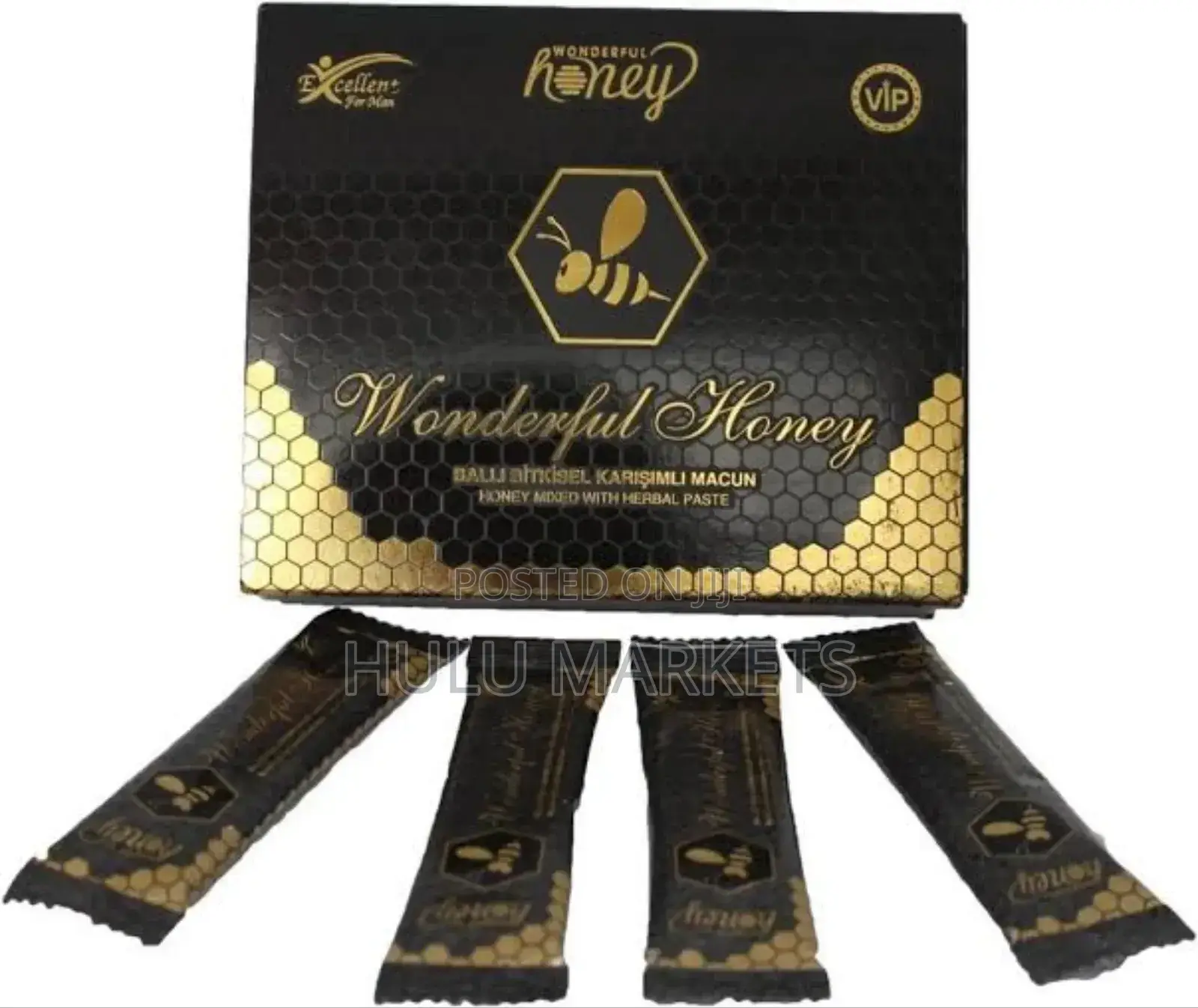 Wonderful Honey Vip Natural Original 15 Gr X 12 Sachets
