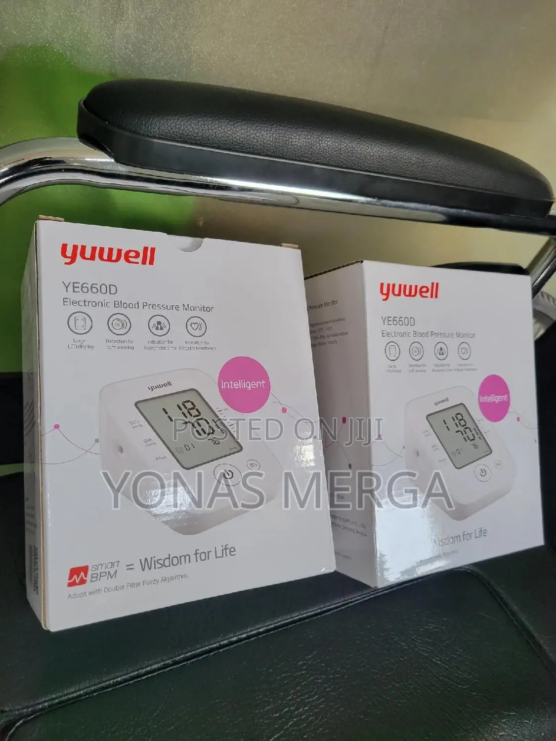 Yuwell Blood Pressure Monitor٩歲bp Monitor晉ة4 X Aaa Batteries