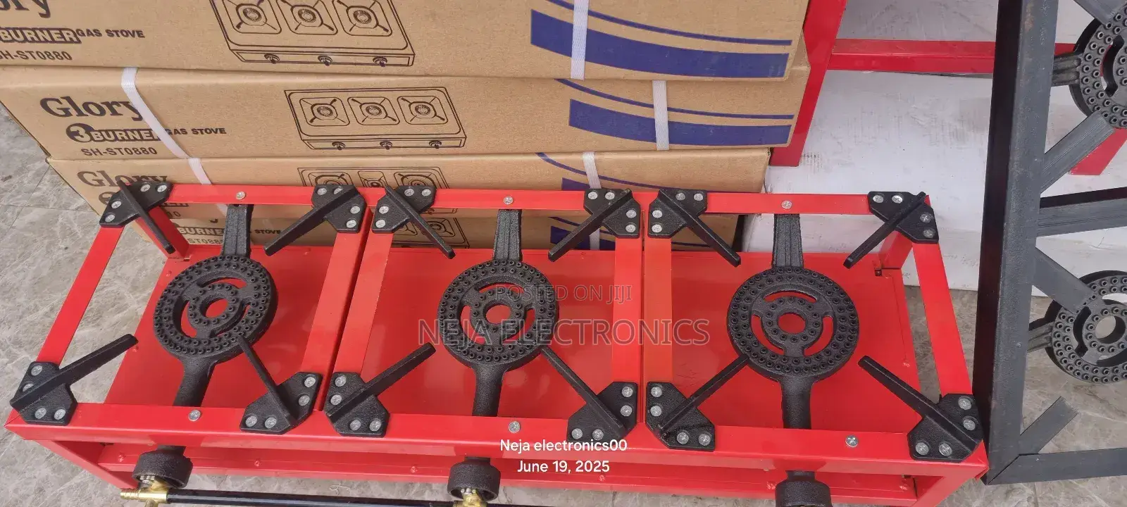 Gas Cookers Stoves Industrial 3-Parts Deliver