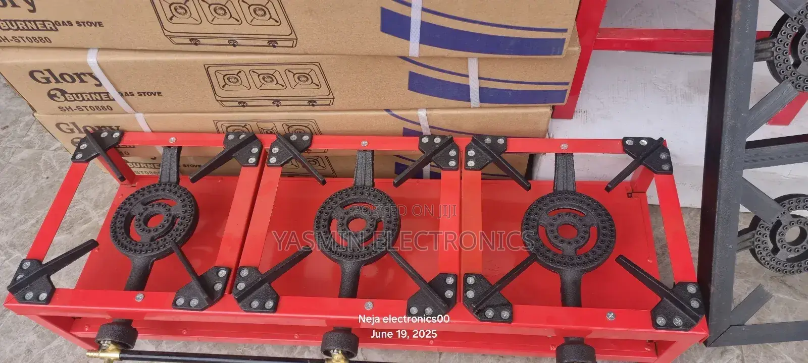 Gas Cookers Stoves Industrial 3-Parts Deliver