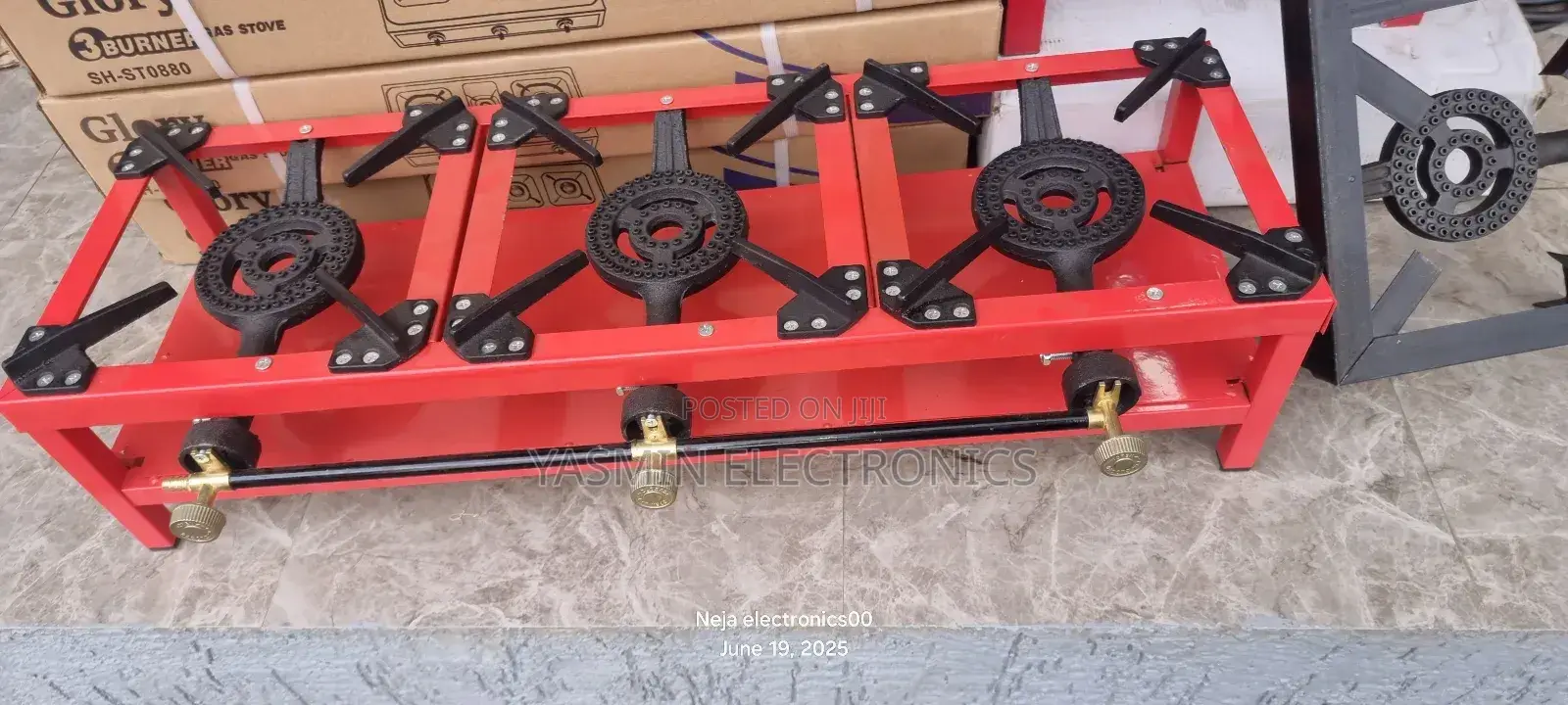 Gas Cookers Stoves Industrial 3-Parts Deliver