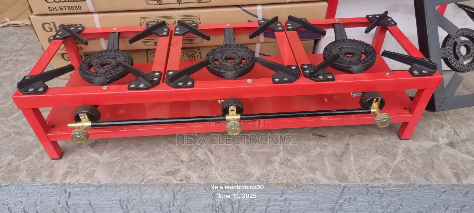 Gas Cookers Stoves Industrial 3-Parts Deliver