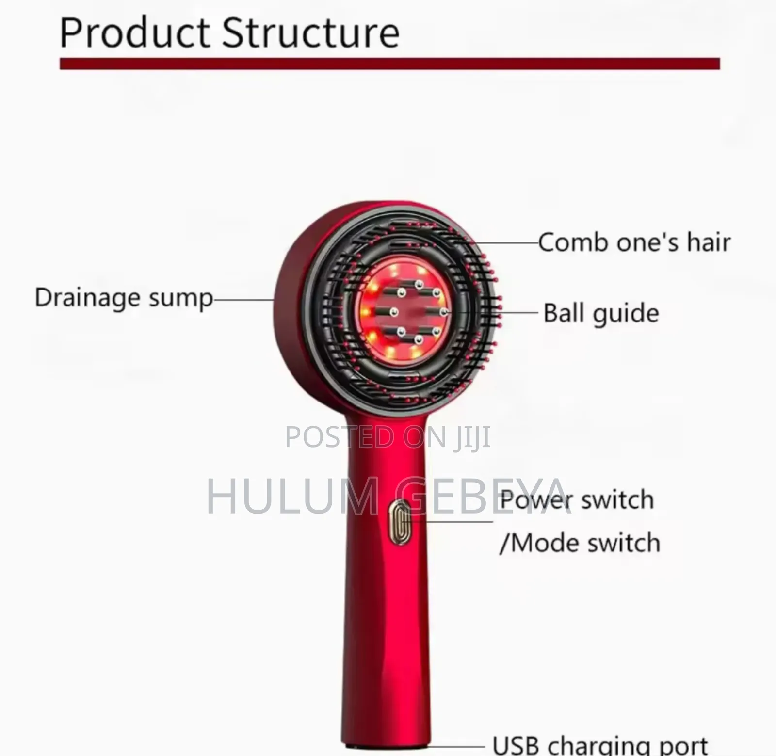 Red Light Electric Scale Massager