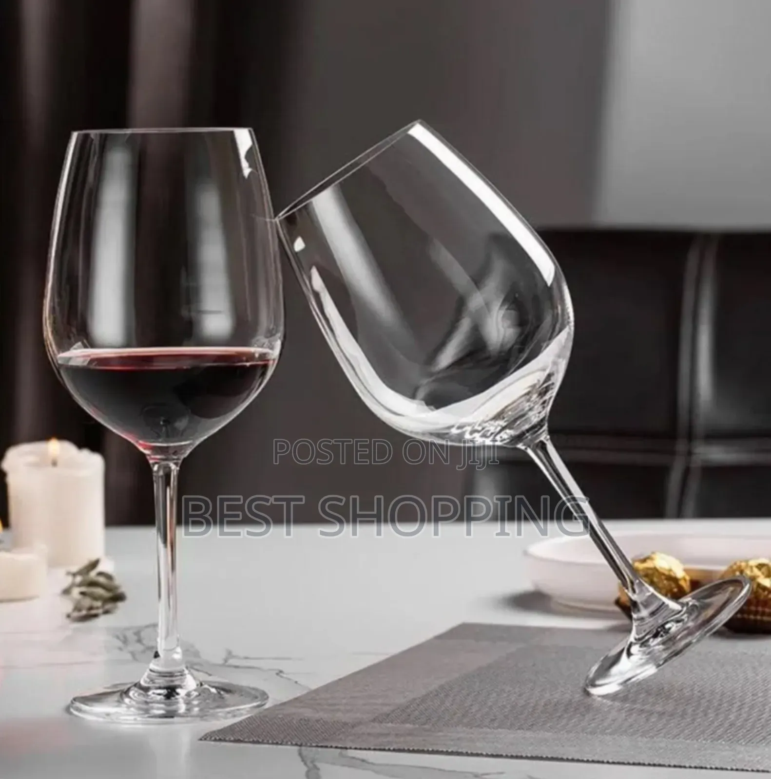 12 Set Wine Glass Big የወይን ብርጭቆ ትልቁ ሳይዝ