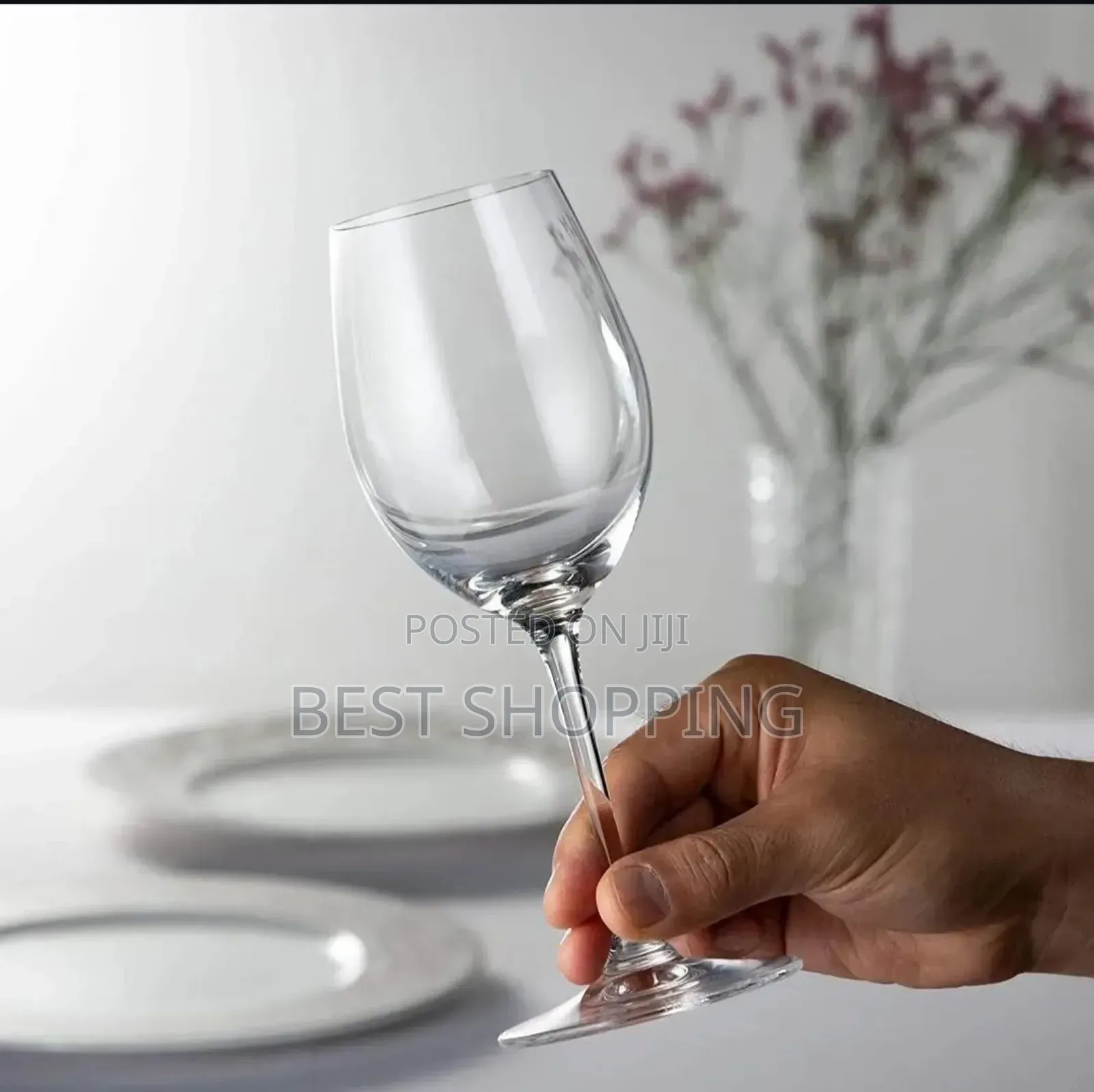 12 Set Wine Glass Big የወይን ብርጭቆ ትልቁ ሳይዝ