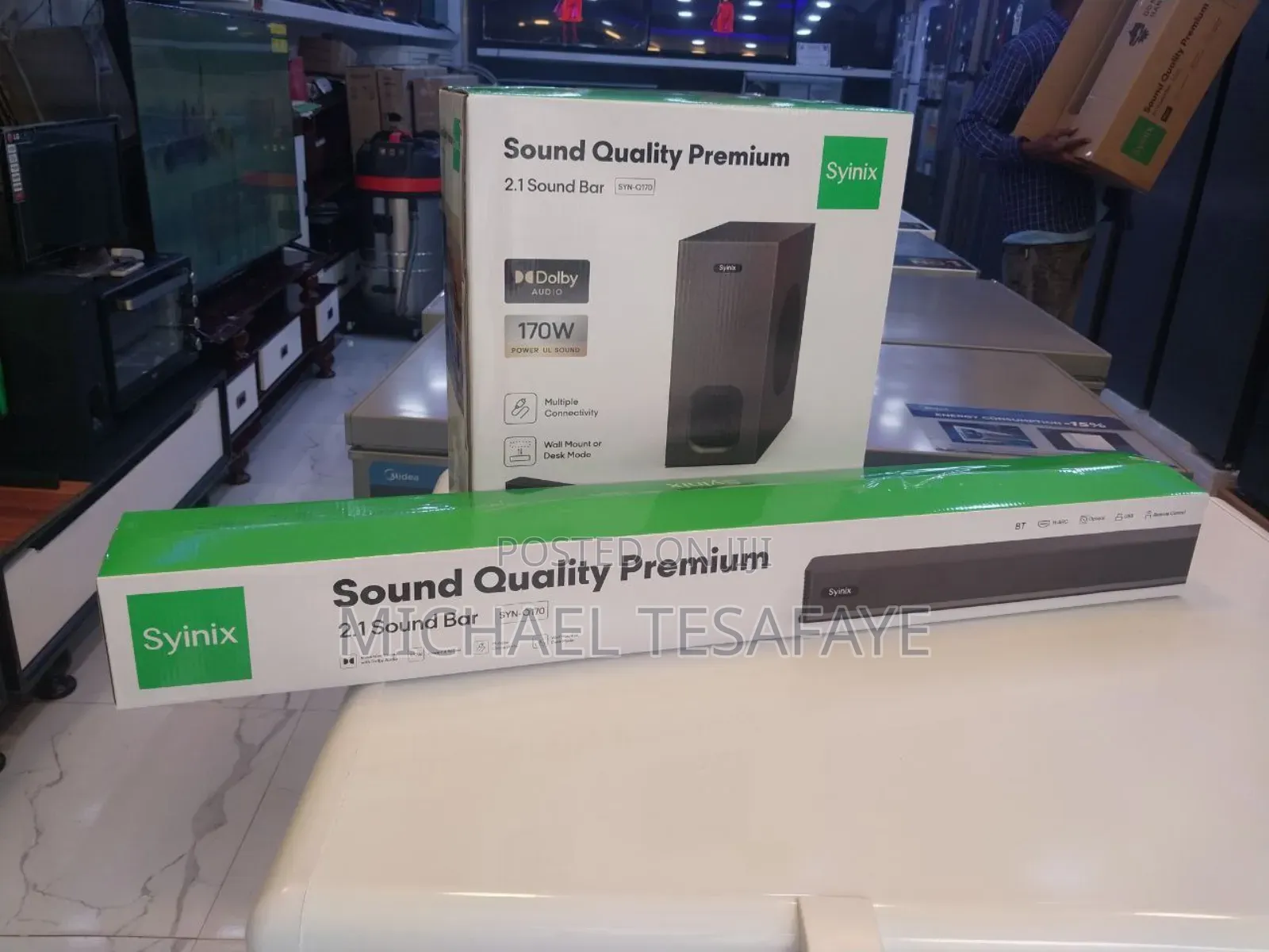 Syinix Branf Soundbar Speaker System