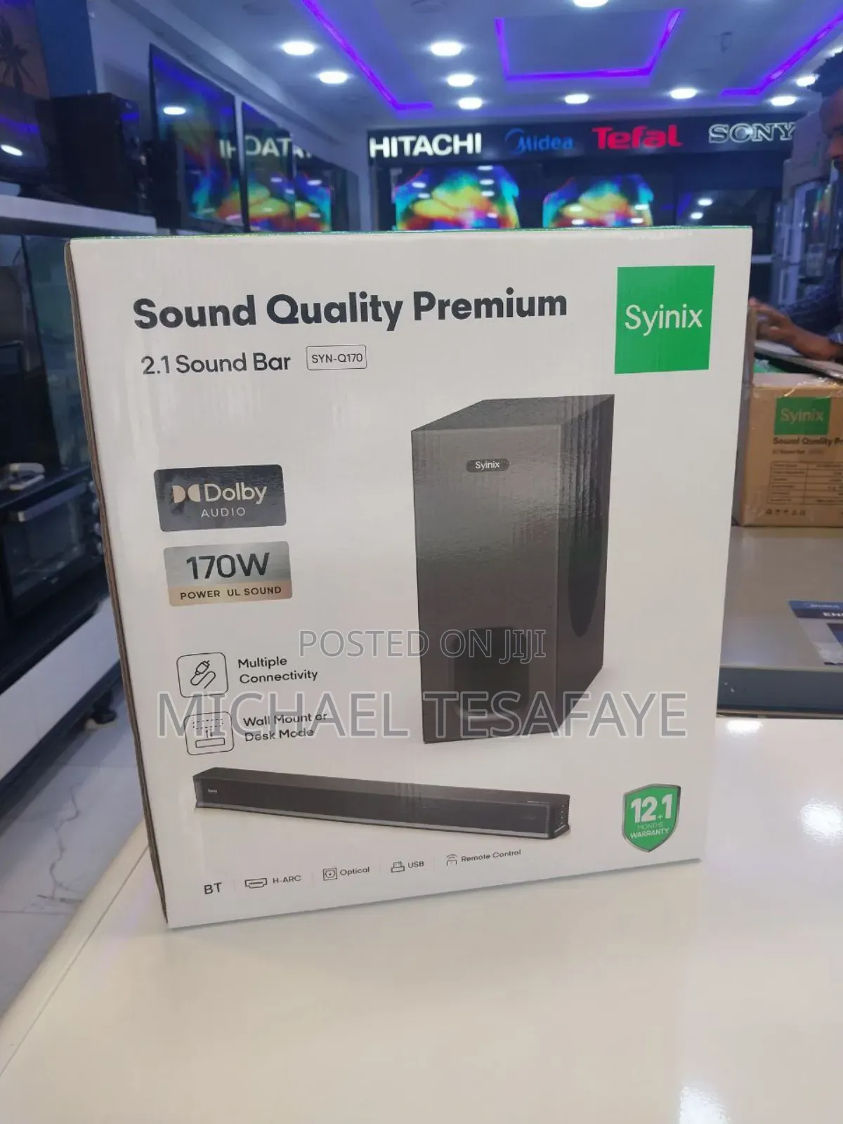 Syinix Branf Soundbar Speaker System