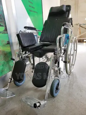 Toilet Wheelchair|بwheel/High Back Reclines Up To180 Degrees