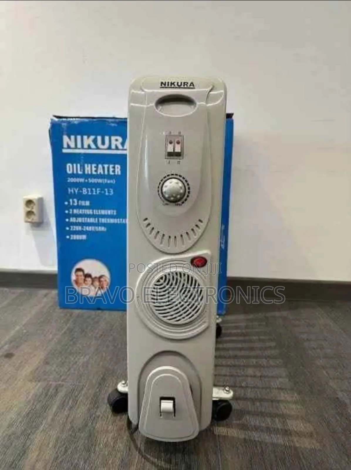 Nikura 13fin Oil Heater and Fan