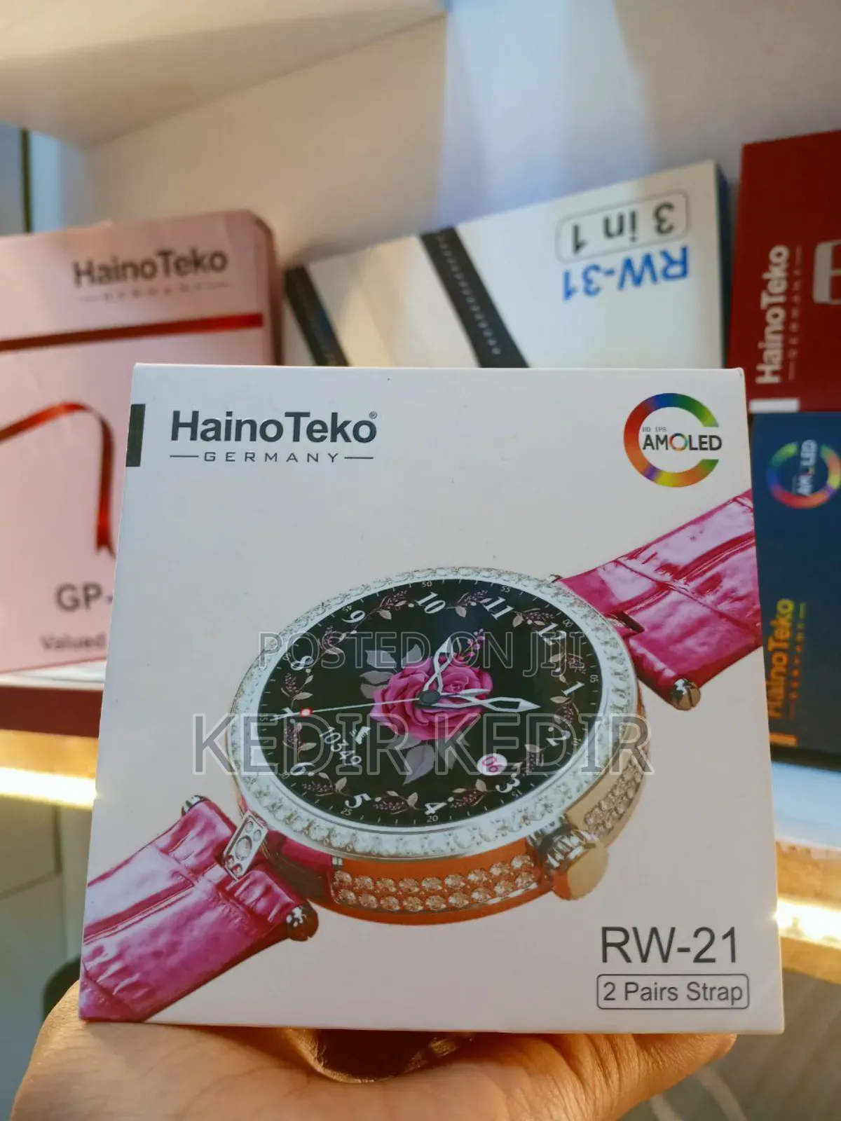 ለሴቶች ለልደት፣ለምርቃት ስጦታ የሚሆን Haino-Teko Rw 21 Smart Watch