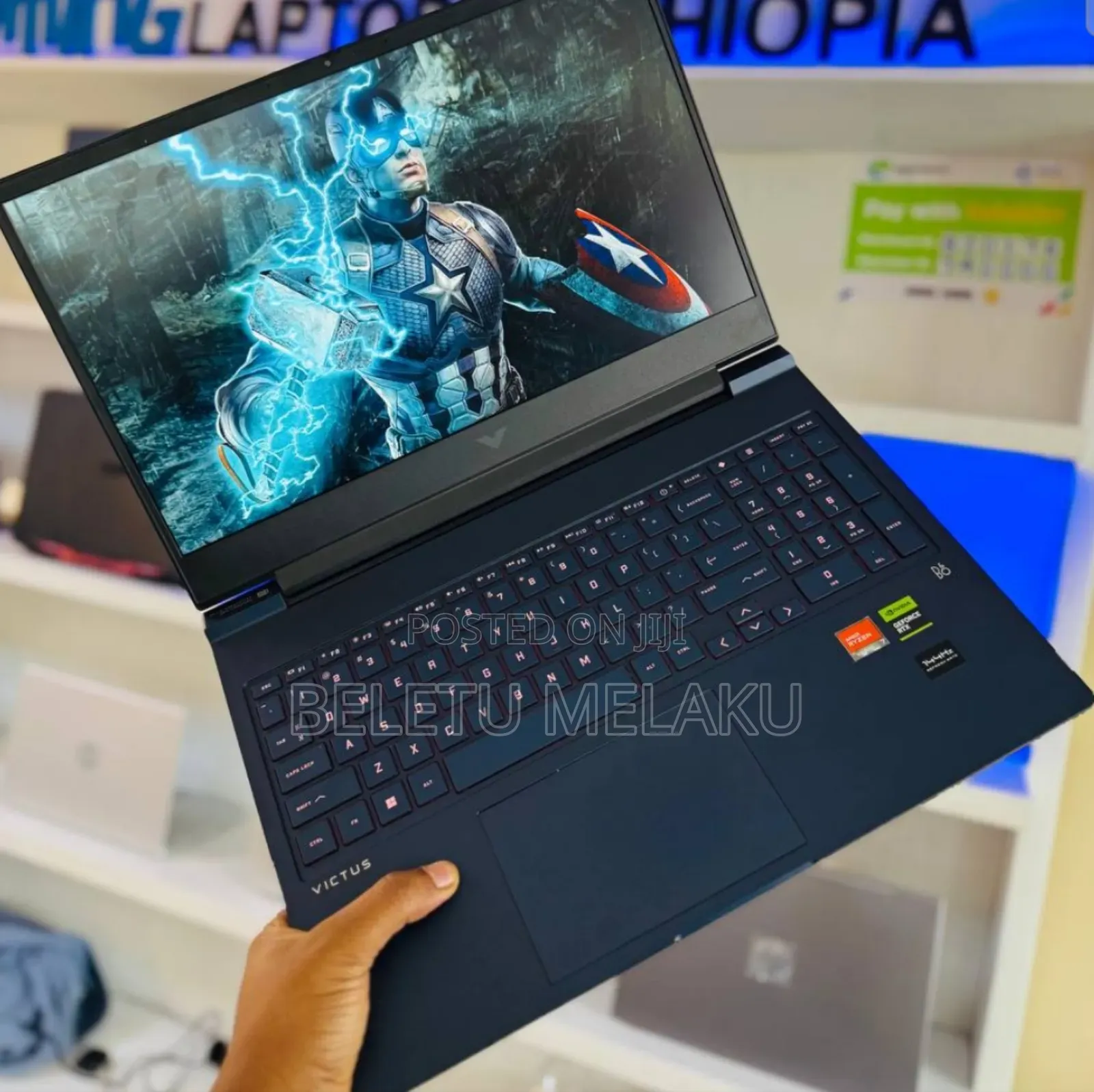 New Laptop HP Victus 15 16GB AMD Ryzen 7 SSD 1T