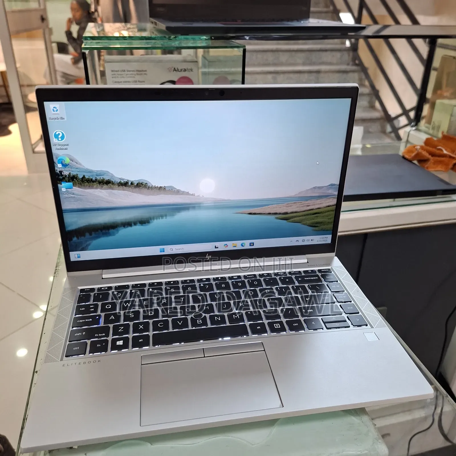 New Laptop HP EliteBook 845 G7 16GB AMD Ryzen 7 SSD 512GB