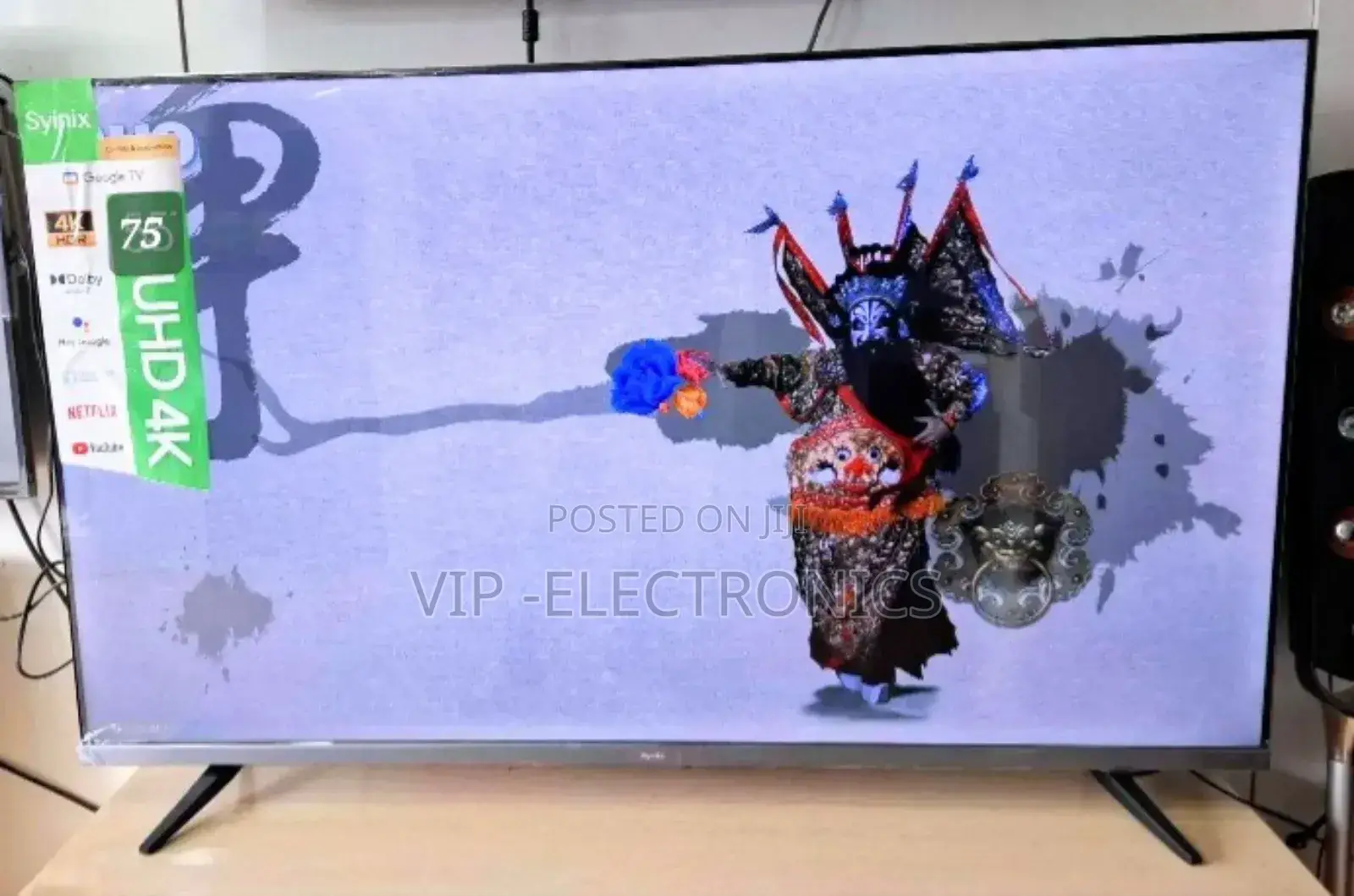 Syinix 75 Inch Tv Smart Uhd Qled Android New Tv