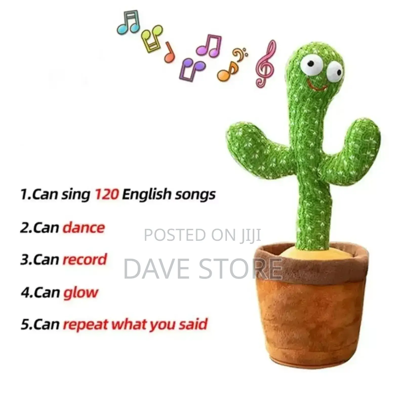 Dancing Cactus Toy