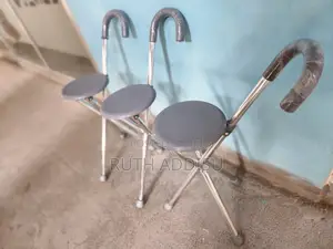 Seat and Cane Adjustable Strong Cane With Seat New