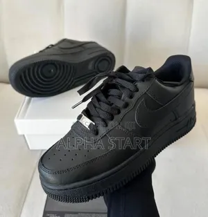 Photo - Nike Air Force Full Black High Master Quality Sneakers For
