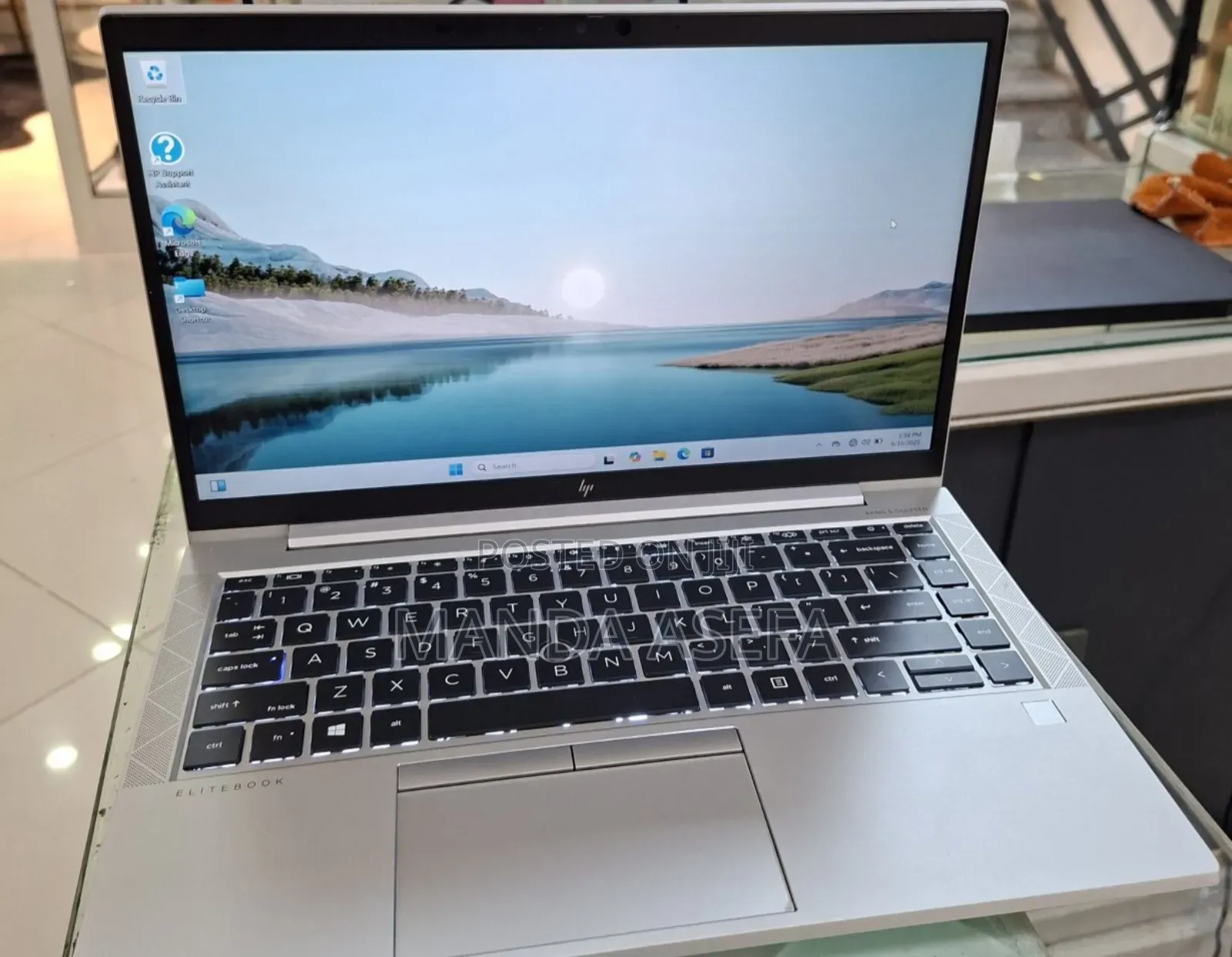New Laptop HP EliteBook 845 G7 16GB AMD Ryzen 7 SSD 512GB