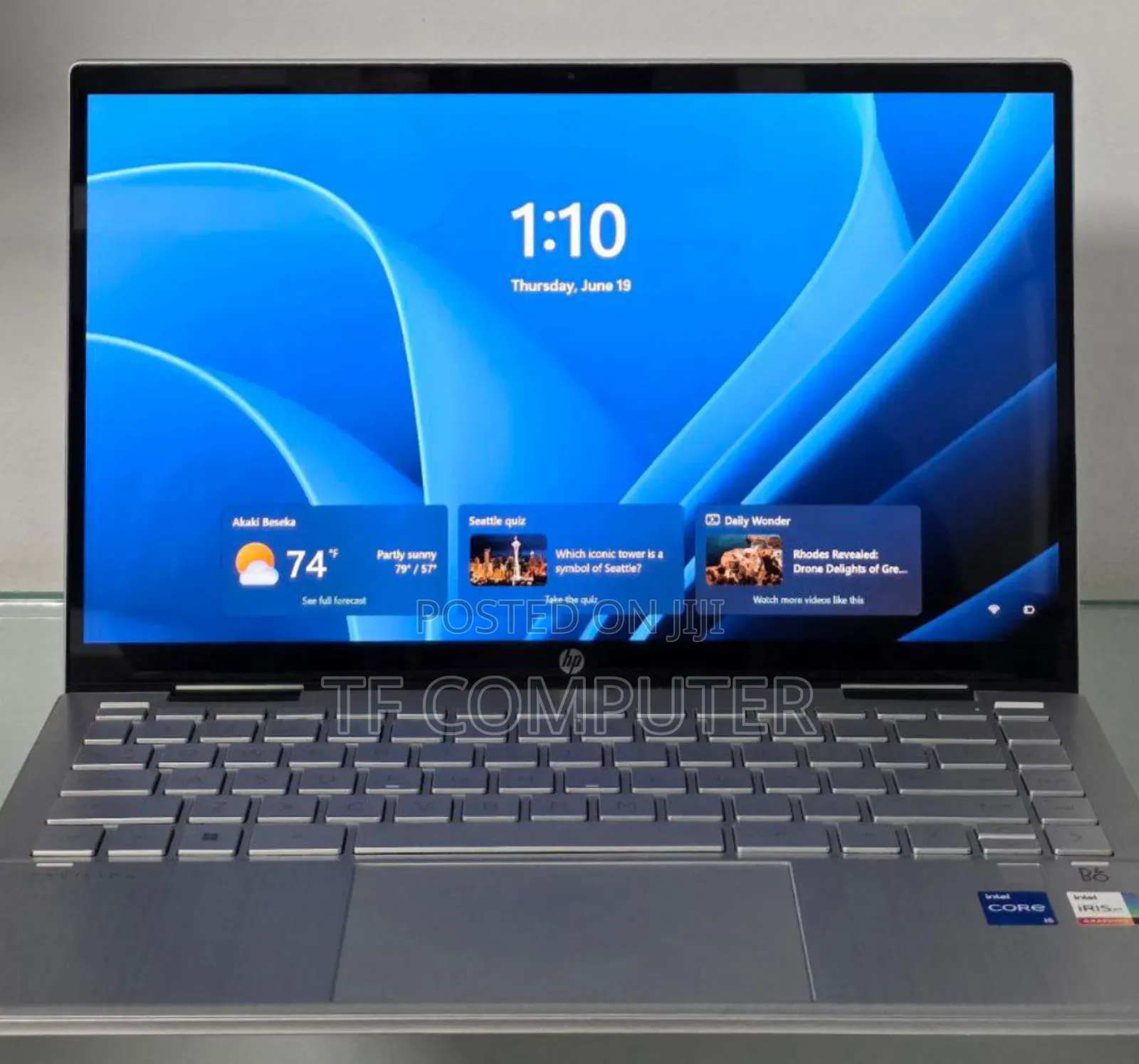 New Laptop HP Pavilion 14 X360 2-in-1 16GB Intel Core I5 SSD 512GB