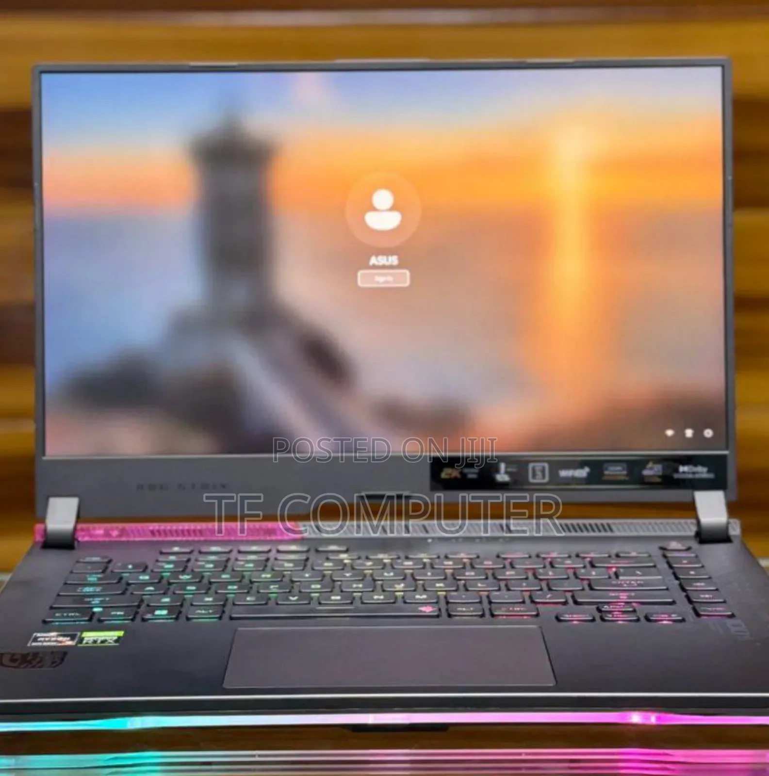 New Laptop Asus ROG Strix G17 32GB AMD Ryzen 9 SSD 1.5T