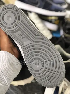 Af1 Black Custom Sneakers | Nike Air Force