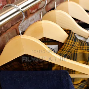 Solid Wood Suit Hanger. Imported 24pack Closit Hangers