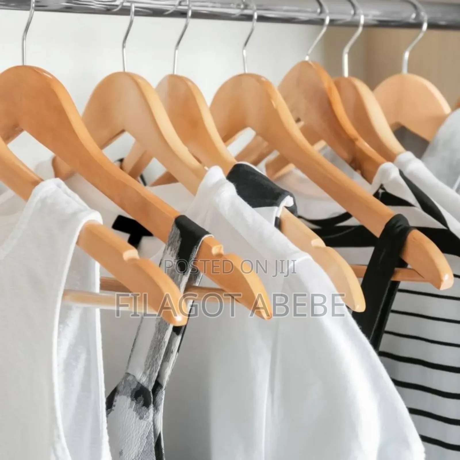 Solid Wood Suit Hanger. Imported 24pack Closit Hangers