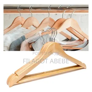 Solid Wood Suit Hanger. Imported 24pack Closit Hangers