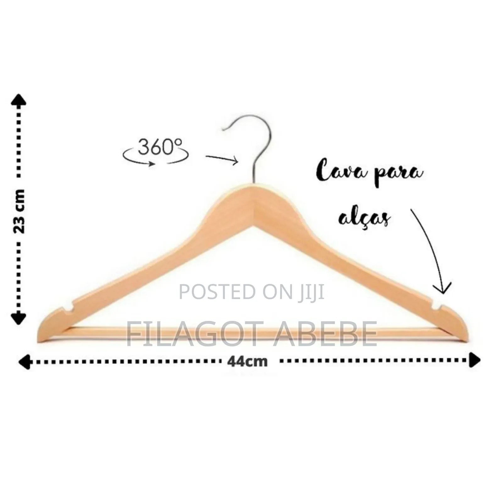 Solid Wood Suit Hanger. Imported 24pack Closit Hangers