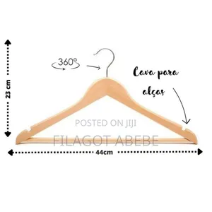 Solid Wood Suit Hanger. Imported 24pack Closit Hangers