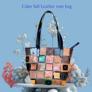 Photo - Mosaic Leather Tot Bag