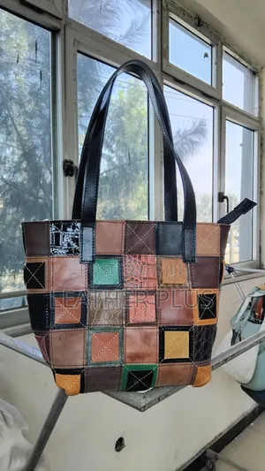 Mosaic Leather Tot Bag