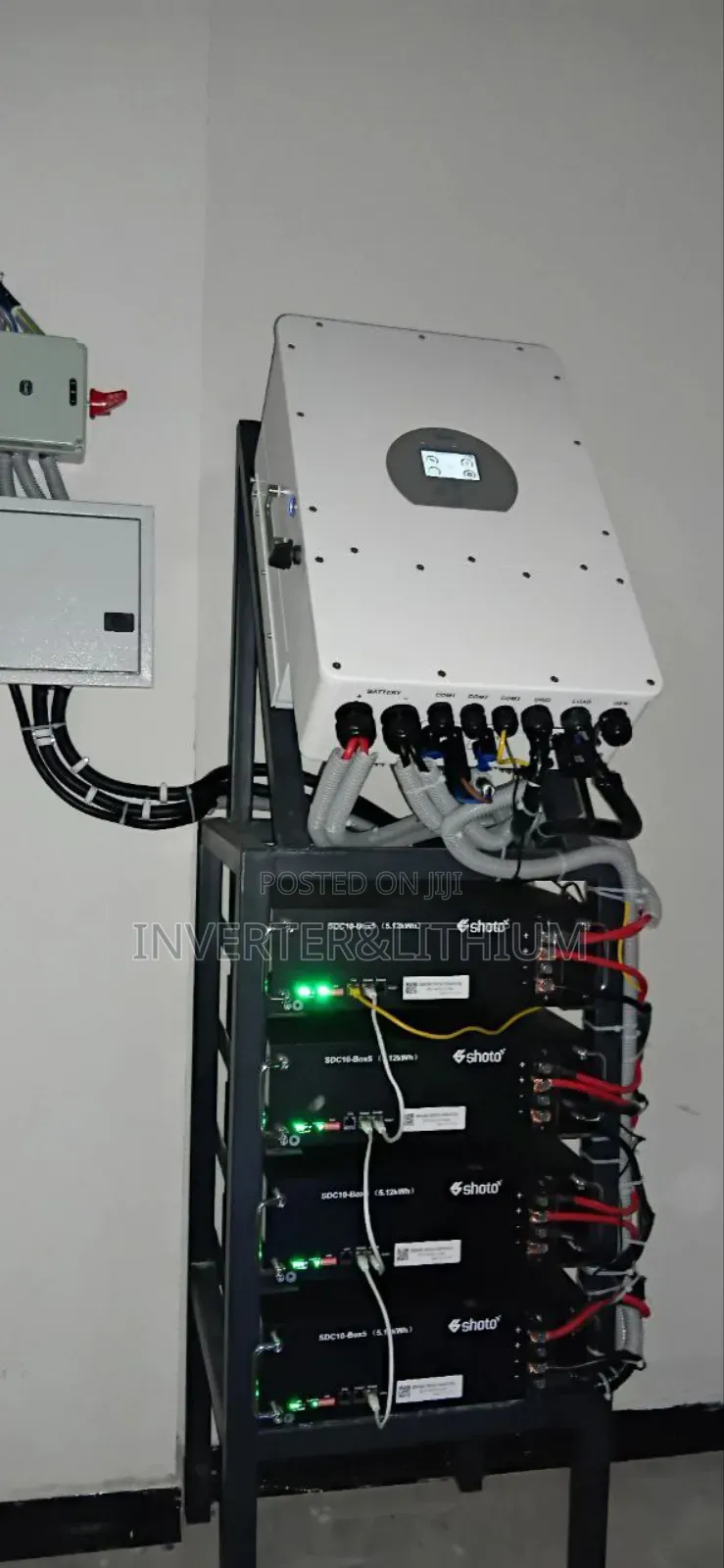 Hybrid Inverter With Lithium Ion Battery(In D/T Brands )