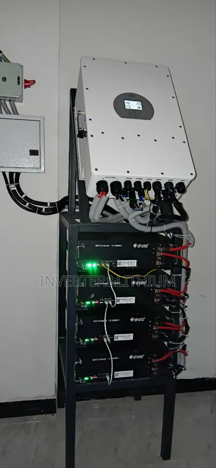 Hybrid Inverter With Lithium Ion Battery(In D/T Brands )