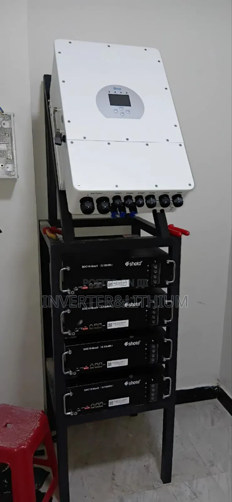 Hybrid Inverter With Lithium Ion Battery(In D/T Brands )