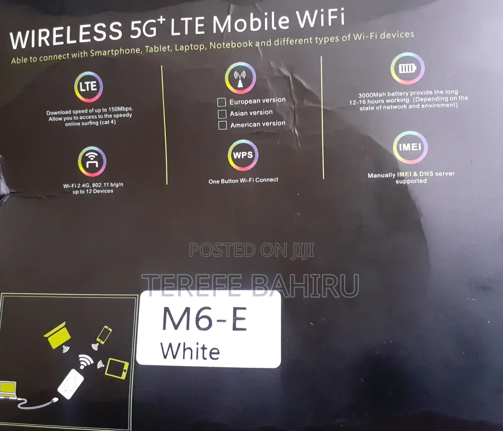 Wireless 5g+Lte Mobile Wifi