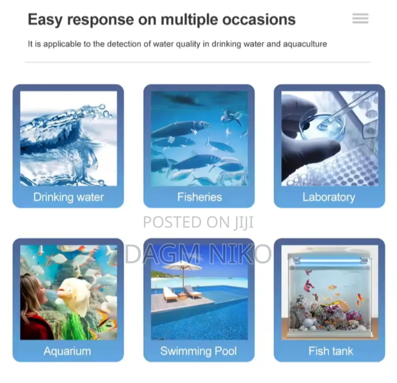 Tds, Ph, Conductivity and Sanity Meter